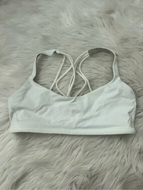 Lululemon Free To Be Zen Sports Bra White 8